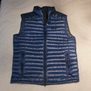 Abercrombie Blue Puffer Vest Down